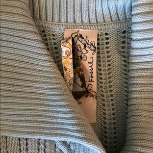Fossil Sweaters - Soft blue asymmetrical button sweater Fossil Sweaters - Soft blue asymmetrical button sweater